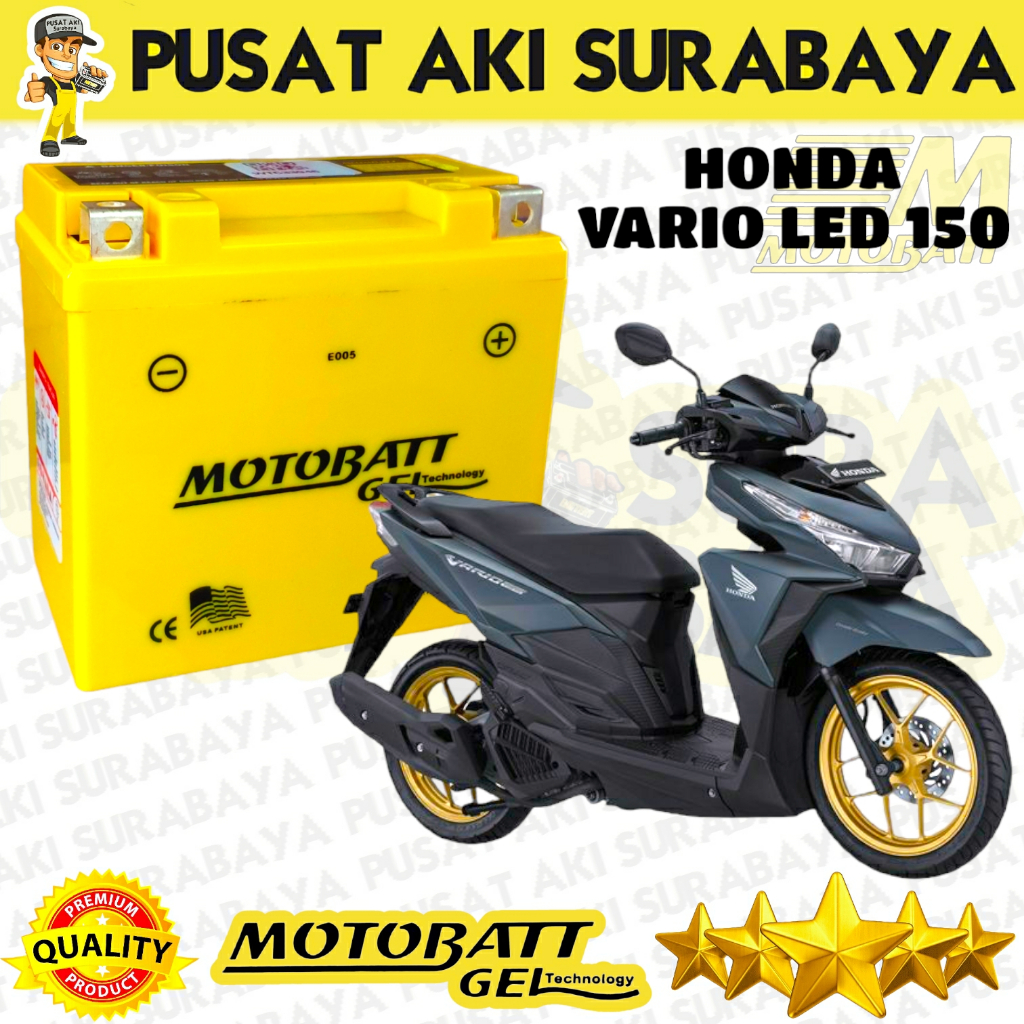 Jual PUSAT AKI SURABAYA AKI KERING TERBAIK MOTOBATT MTZ6S GEL AKI MOTOR