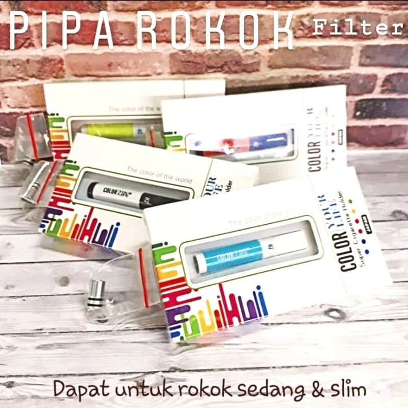 Jual PIPA ROKOK FILTER WARNA | Shopee Indonesia