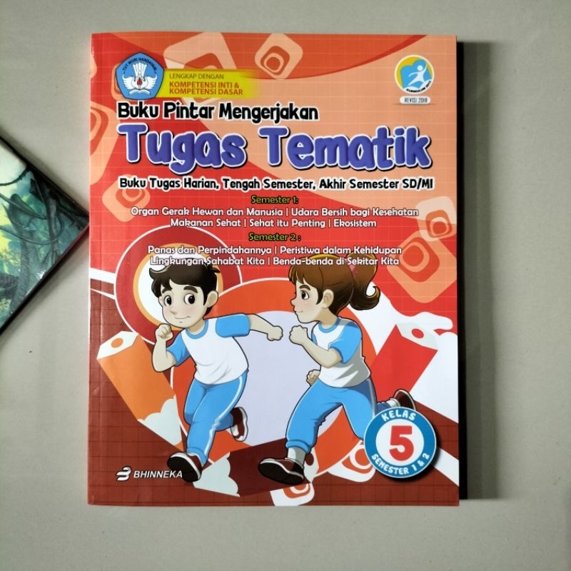 Jual ORIGINAL BUKU PINTAR MENGERJAKAN TUGAS TEMATIK + KUNCI JAWABAN ...