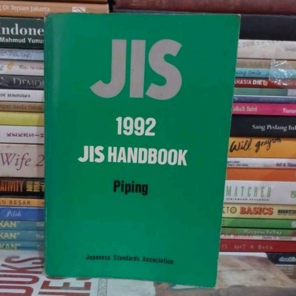 Jual BUKU ORIGINAL JIS 1992 JIS HANDBOOK Piping Japanese Standards ...