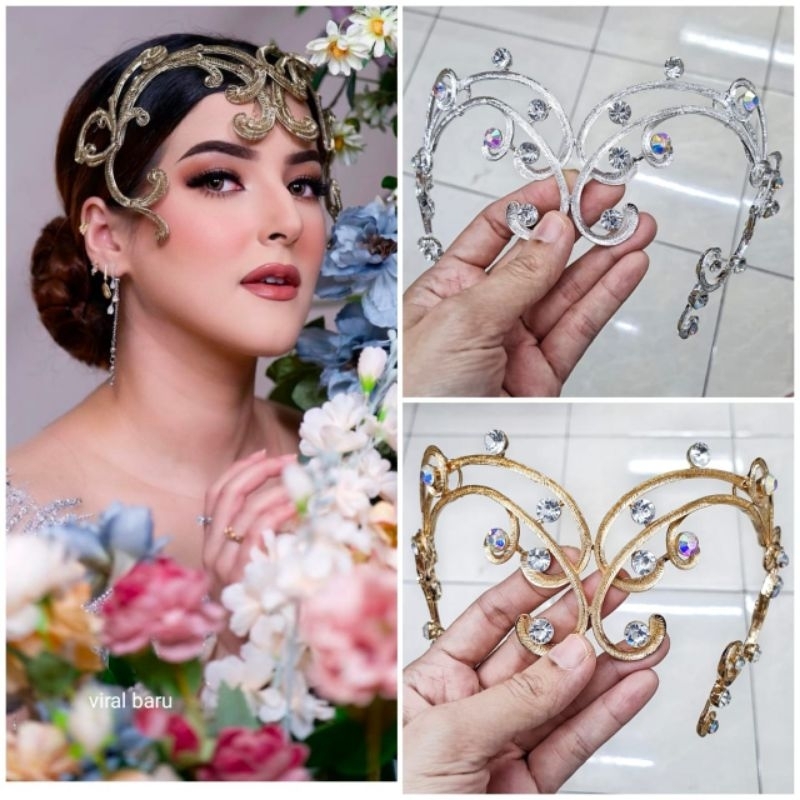 Jual headpiece viral headpiece kening headpiece dahi headpiece hijab