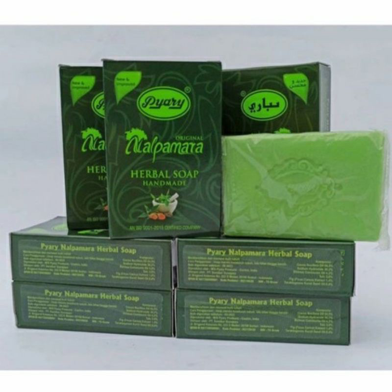 Jual Sabun Arab Pyary Ayurvedic Turmeric Soap Nalpamara Herbal Soap ...