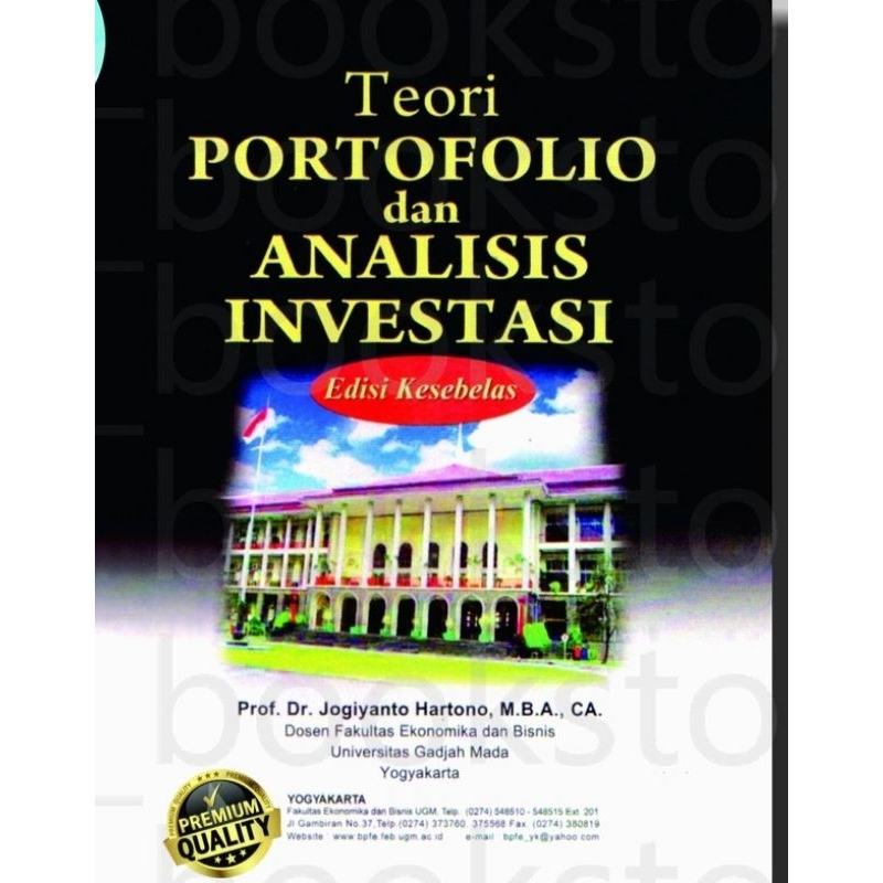 Jual TEORI PORTOFOLIO DAN ANALISIS INVESTASI EDISI 11 BY PROF ...