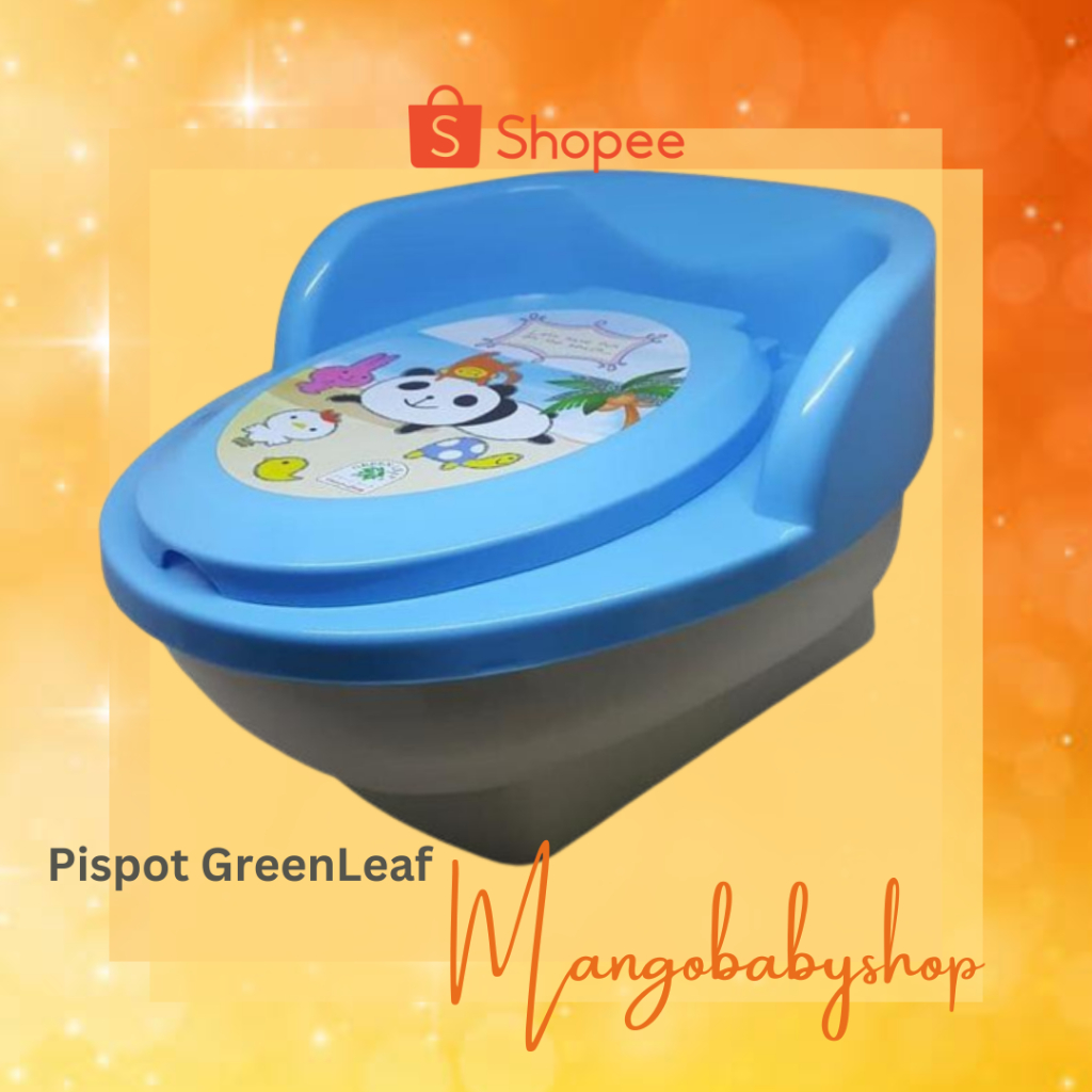 Jual Green leaf villeroy Baby potty seat pispot poty training closet