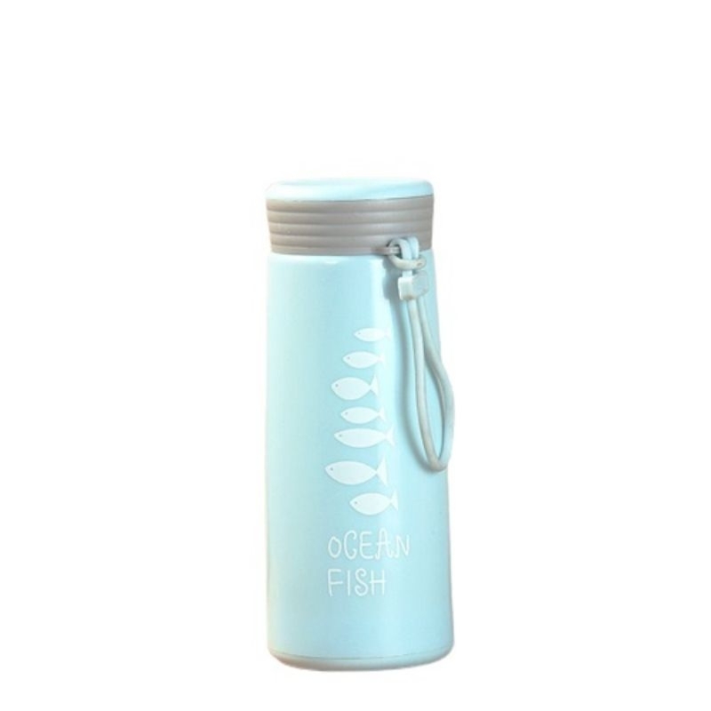 Jual Botol Minum Ocean Fish Botol Anti Tumpah portable bottle | Shopee ...