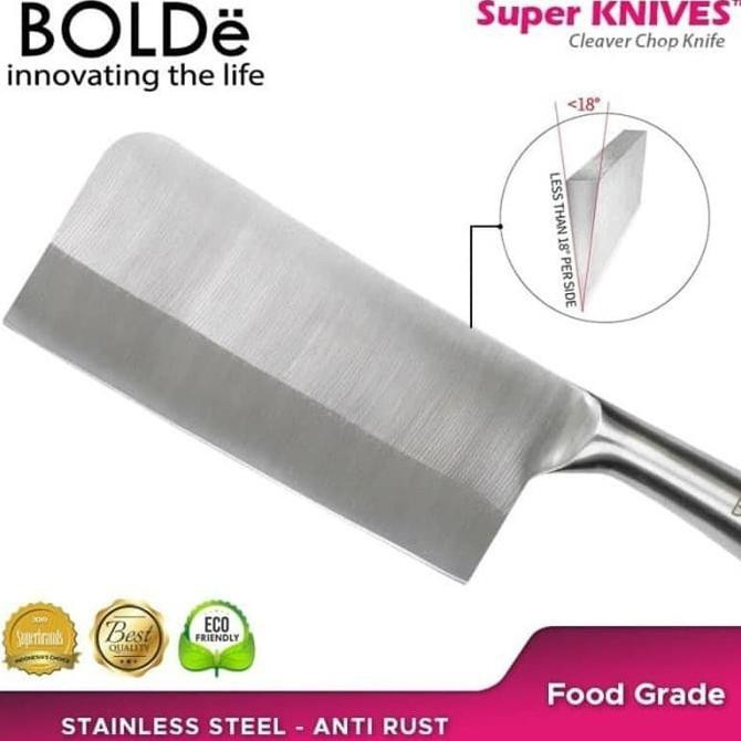 Jual PISAU DAGING BESAR BOLDE SUPER CLEAVER TITANIUM 31 CM ORIGINAL ...