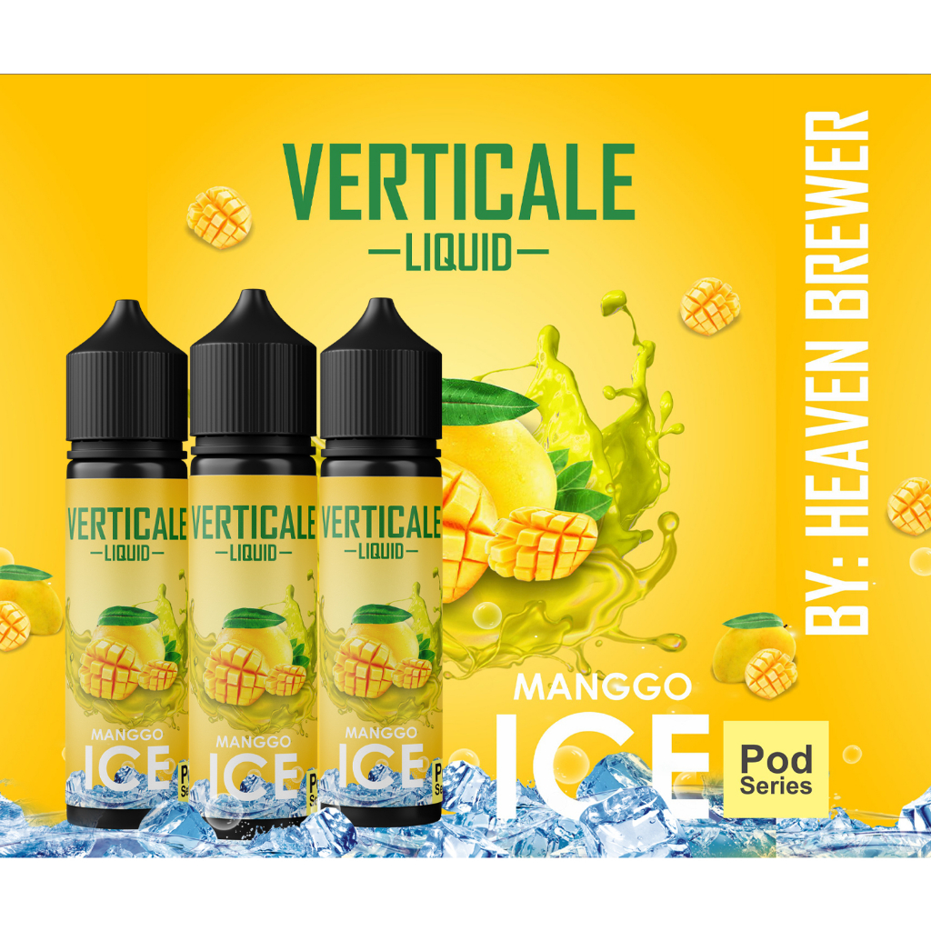 Jual VERTICALE E Liquid PODS SERIES Rasa Mango Ice Mint 60ml / 30ml ...