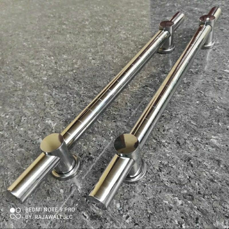 handle pintu rumah stainless panjang 60cm gagang pintu kuputarung