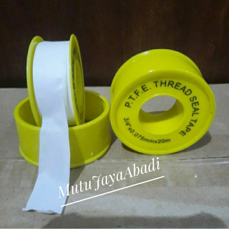 Jual Seal Tape P. T. F. E Ukuran 19mm x 20 Meter - Seal Tape Tahan ...