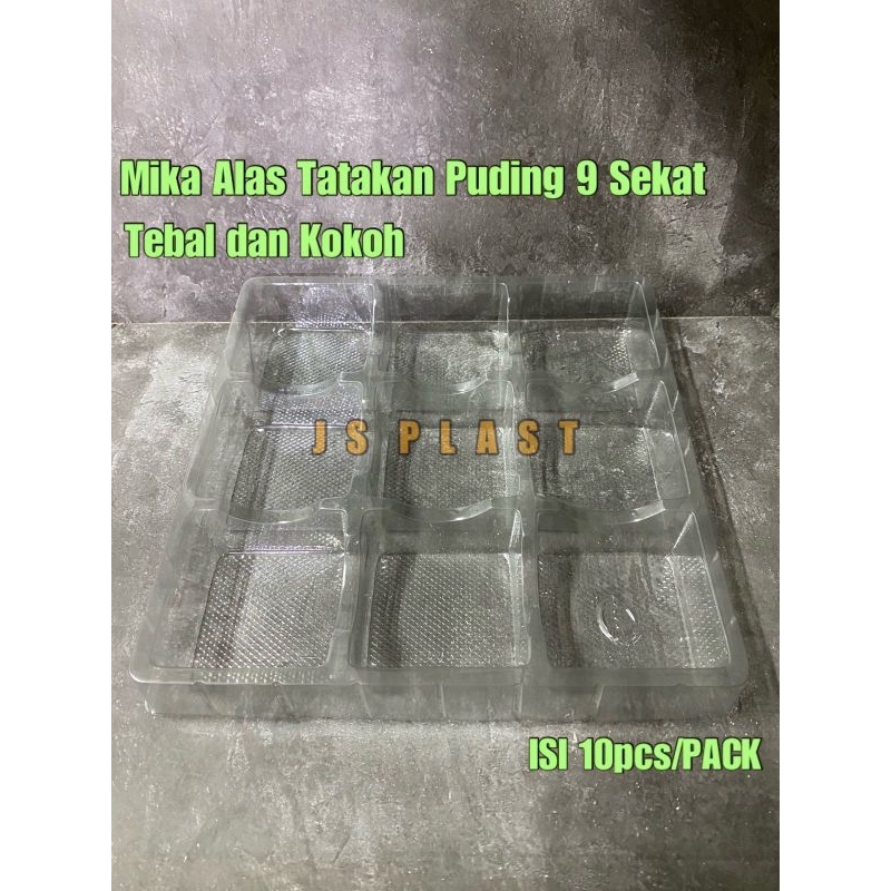 Jual Isi Pcs Puding Mini Sekat Mika Alas Tatakan Sekat Mika