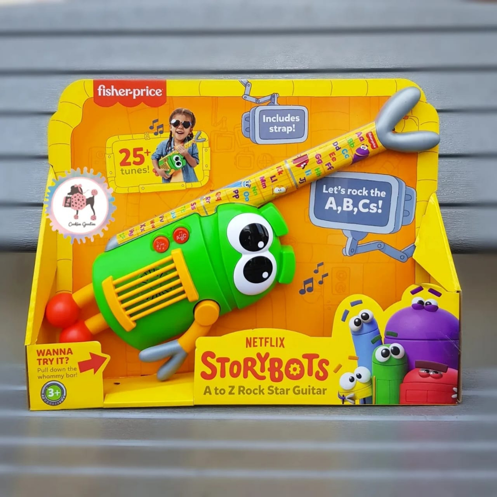 Jual Fisher Price Storybots A to Z Rock Star Guitar Shopee Indonesia