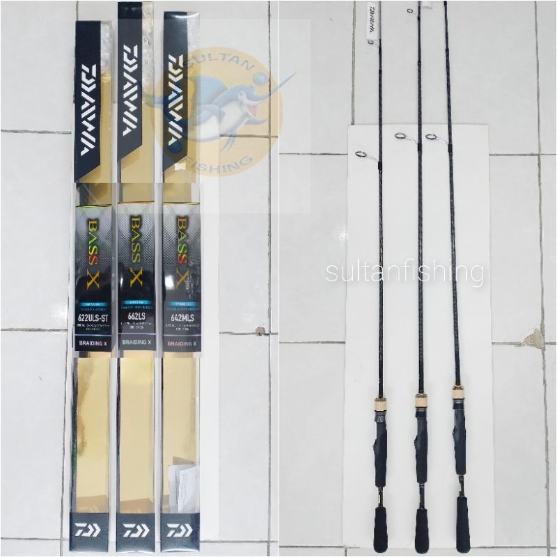 Jual Joran DAIWA BASS X 622 ULS-ST-Y | 662LS-Y | 642MLS-Y Ultra