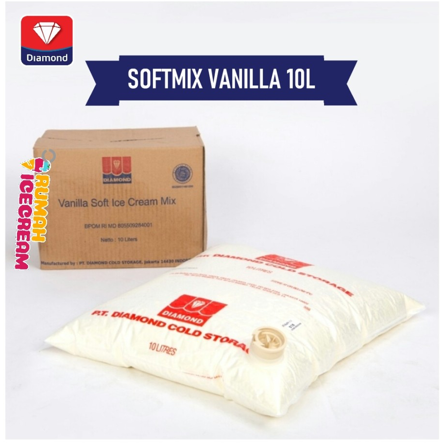 Jual Soft Mix Ice Cream Diamond 10L Shopee Indonesia