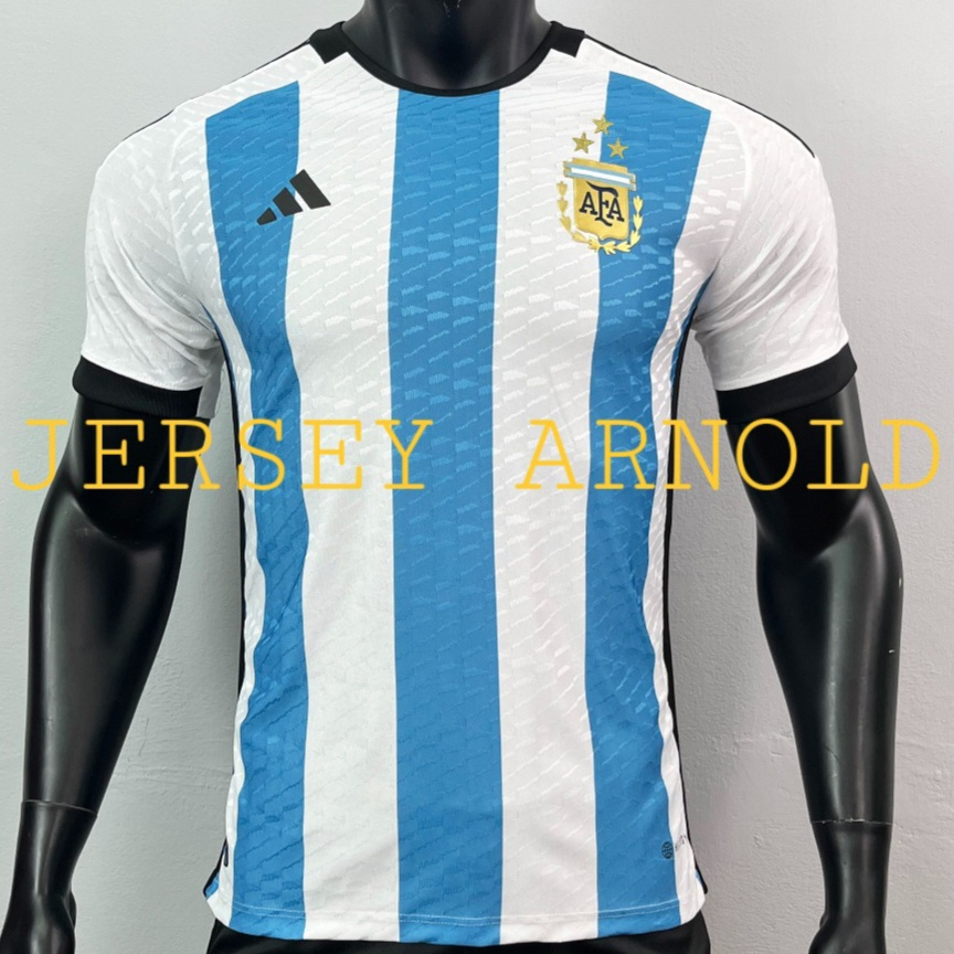 Jual JERSEY ARGENTINA HOME PI PLAYER ISSUE BINTANG 3 STAR HEAT RDY ...