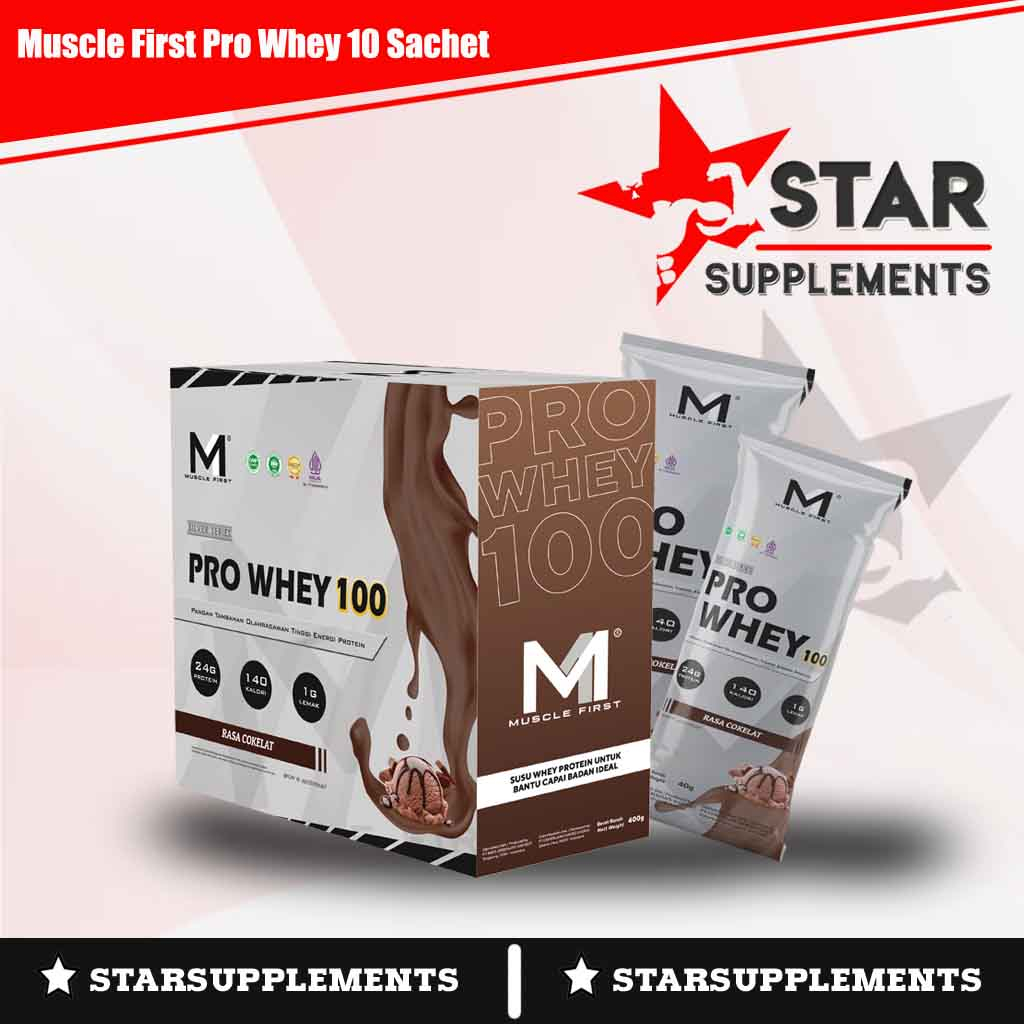 Jual Muscle First M1 Pro Whey 100 Box Isi 10 Sachet / MuscleFirst Whey ...