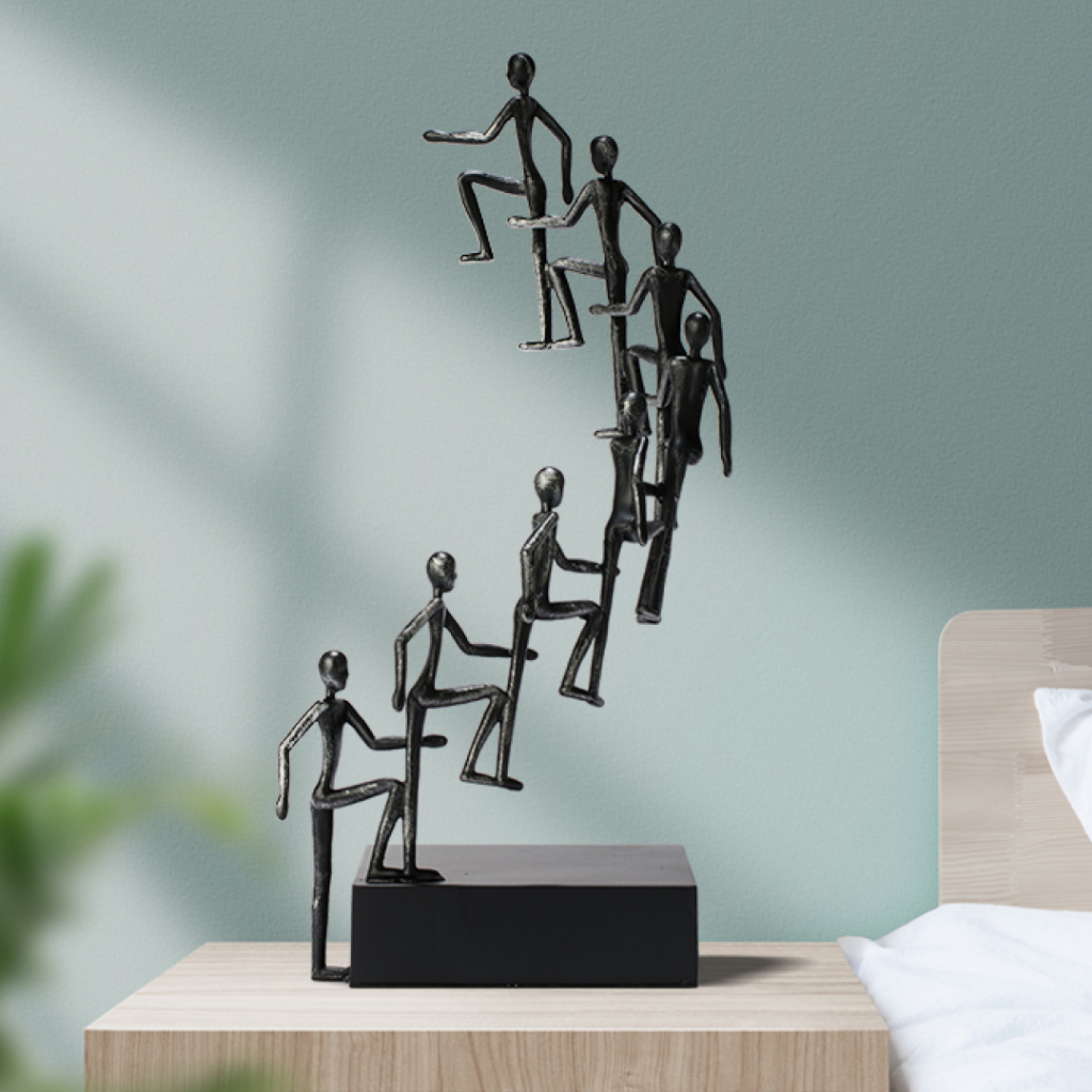 Jual Pajangan Dekorasi Modern / Human Figure Statue In Black EB Home ...
