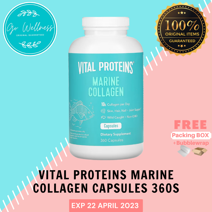 Jual Vital Proteins Marine Collagen 360 Capsules Shopee Indonesia
