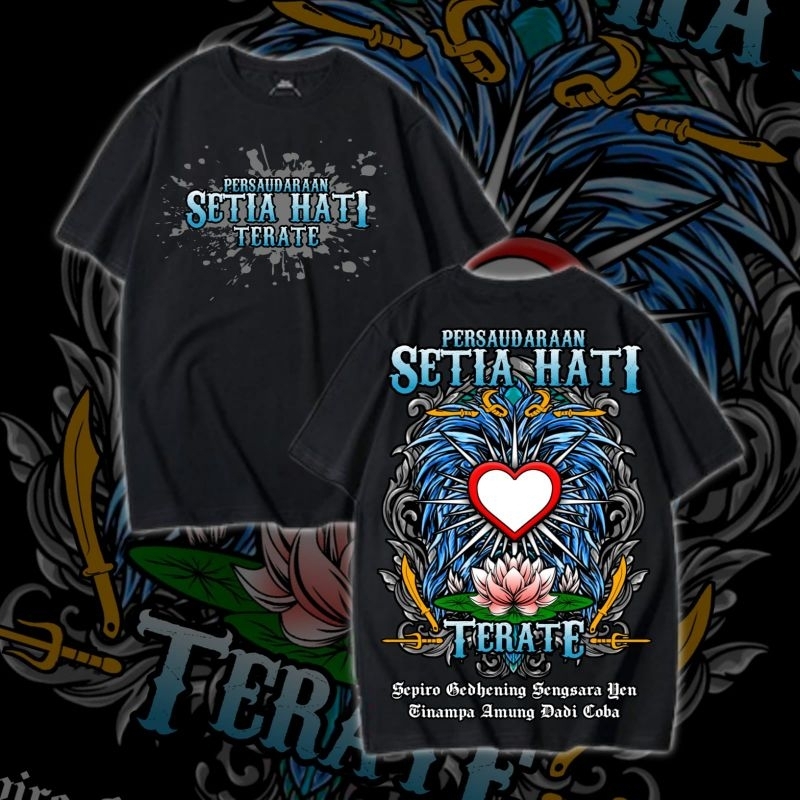Jual Kaos PSHT Persaudaraan Setia Hati Terate Motif Biru Desain Simpel ...