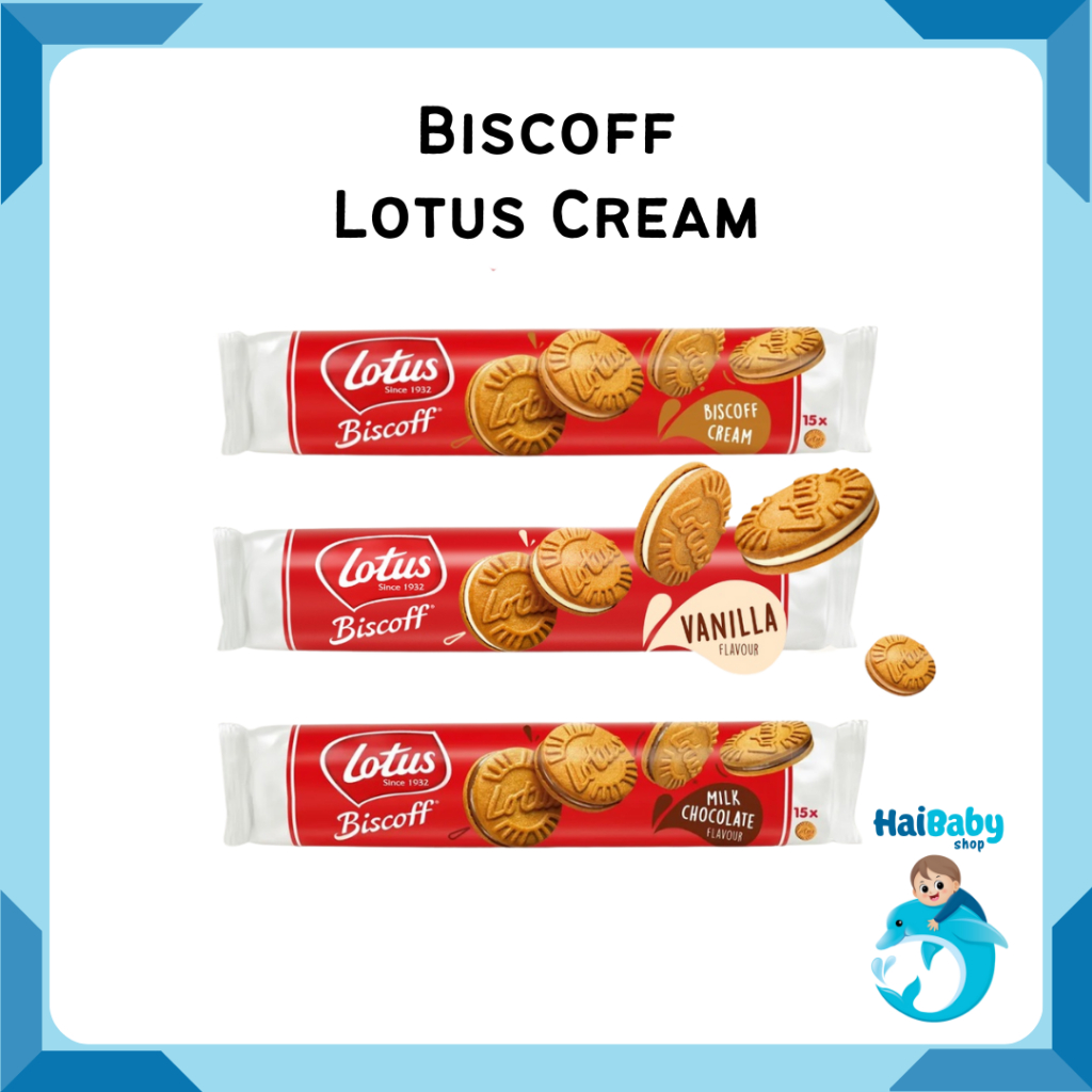 Jual Lotus Biscoff Sandwich Biscuit 150 g Biscoff Cream, Milk