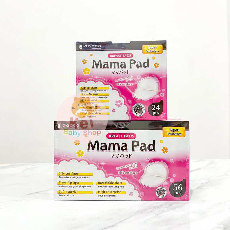 Jual Mama Pad Breast Pads 24pcs 56pcs 112pcs / Mamapad Breast Pad ...