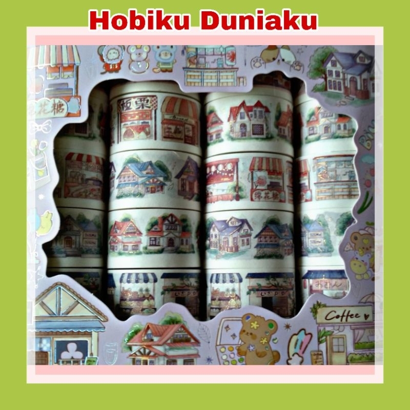 Jual Stiker Roll Kertas / Stiker Viral / Washi Tape Sticker / Selotip ...