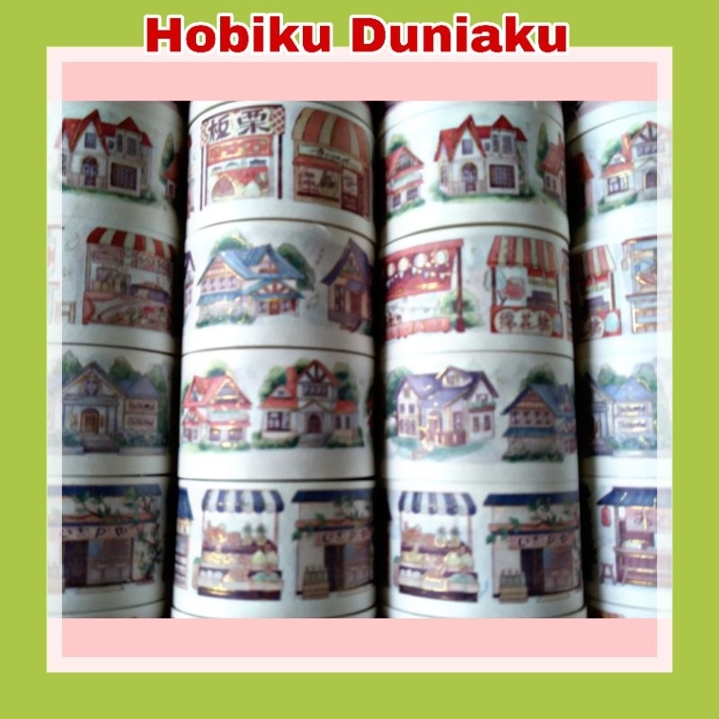 Jual Stiker Roll Kertas / Stiker Viral / Washi Tape Sticker / Selotip ...