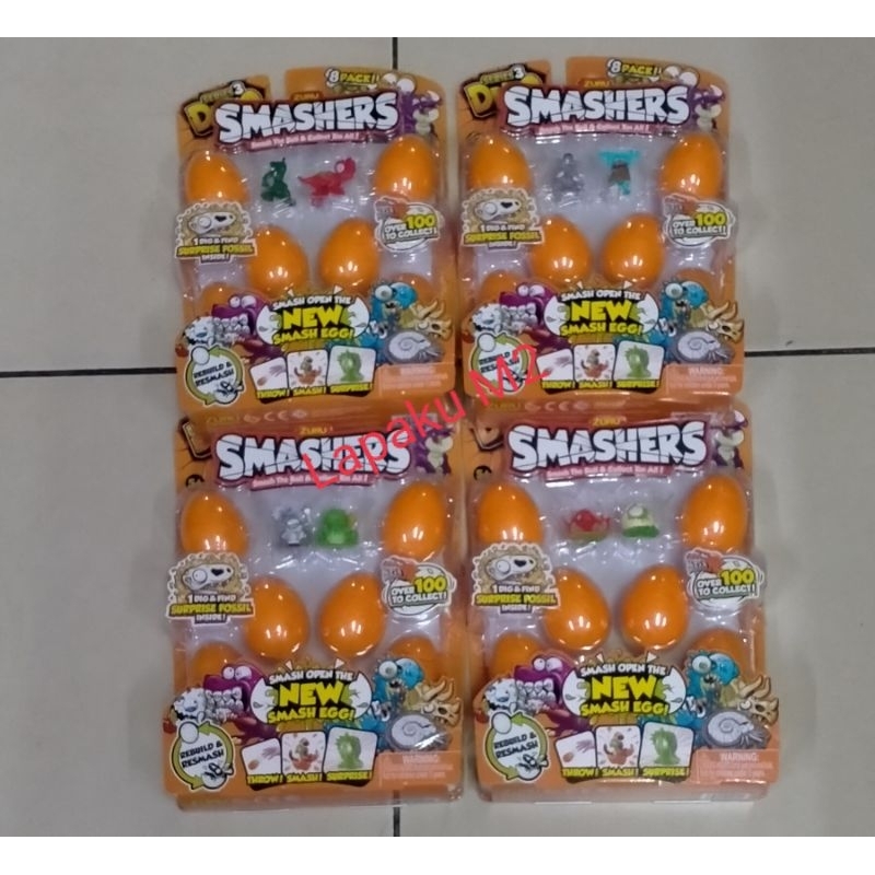 Buy Zuru Smashers Dino Egg Series 3 Bundle Ice Age Toy Set - 8 Pack Dinosaur Egg Surprise Toys With Jurassic Stickers Dinosaur Party Favors Party Supplies Bundle - View #9