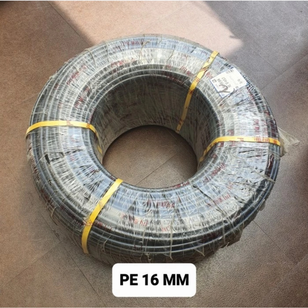 Selang Pipa PE 16 mm Irigasi Tetes Drip Irrigation