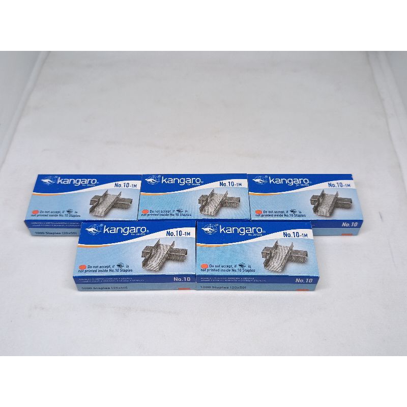 Jual ISI STAPLES BESI UKURAN KECIL NO 10 MEREK JOYKO KANGURU 10N 10-1M ...