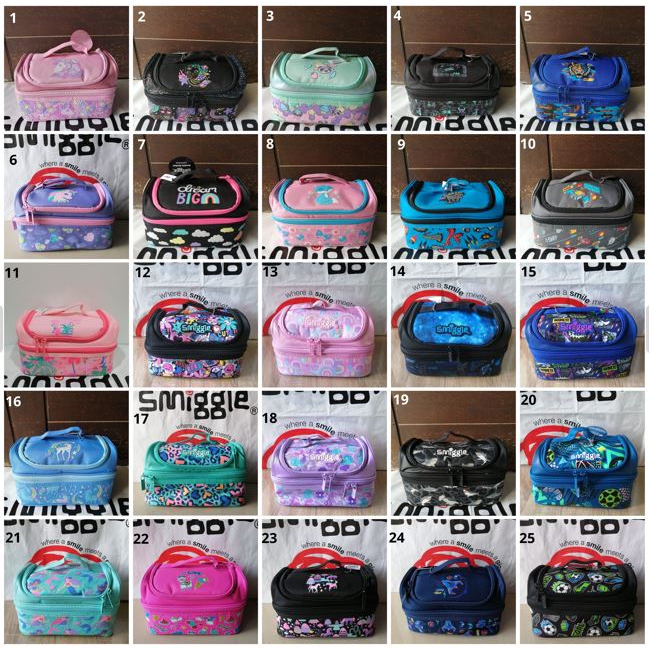 Jual Smiggle Double Decker Lunch Box / lunch bag tas makan unicorn dino
