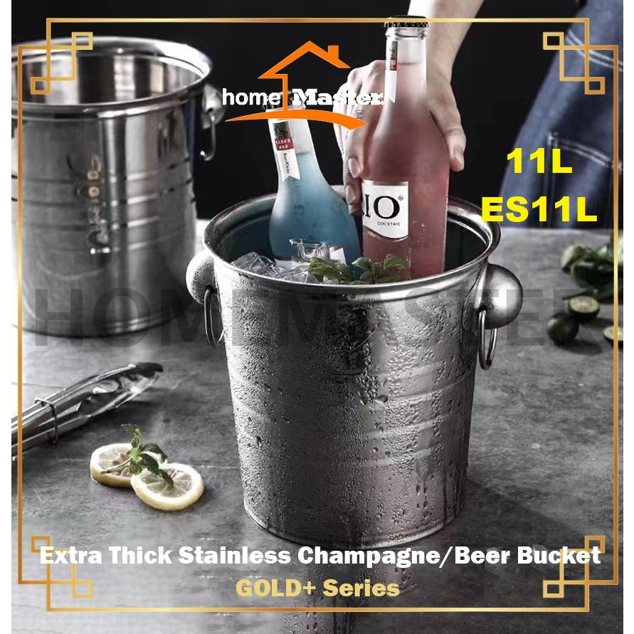 Jual Premium Ember/Bucket Es/Ice Champagne/Bir/Beer/Wine Stainless 11L ...