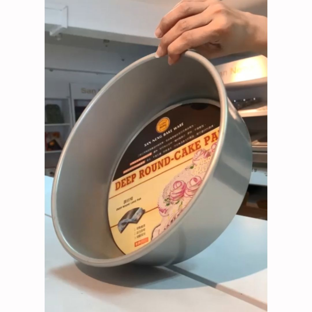 Jual SANNENG SN5272 10" Deep Round Cake Pan Removable Bottom