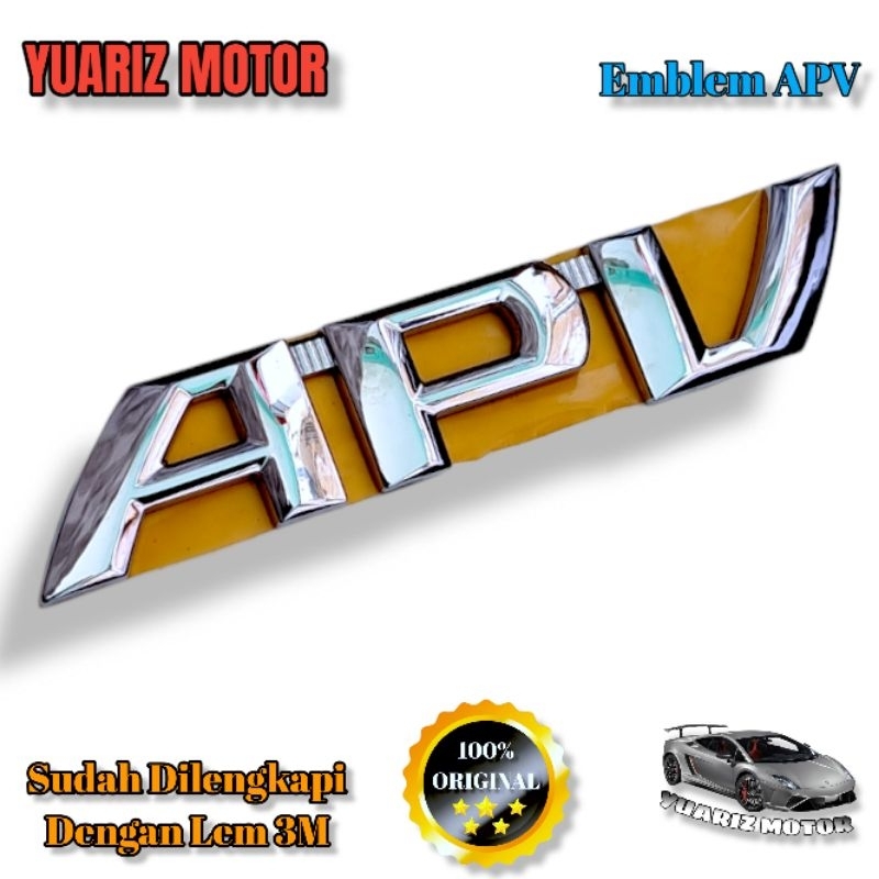 Jual Emblem Logo Bagasi Tulisan Apv Original Shopee Indonesia