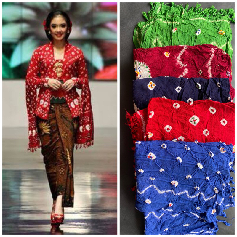 Jual Selendang Jumputan rumbai / Kain selendang | Shopee Indonesia