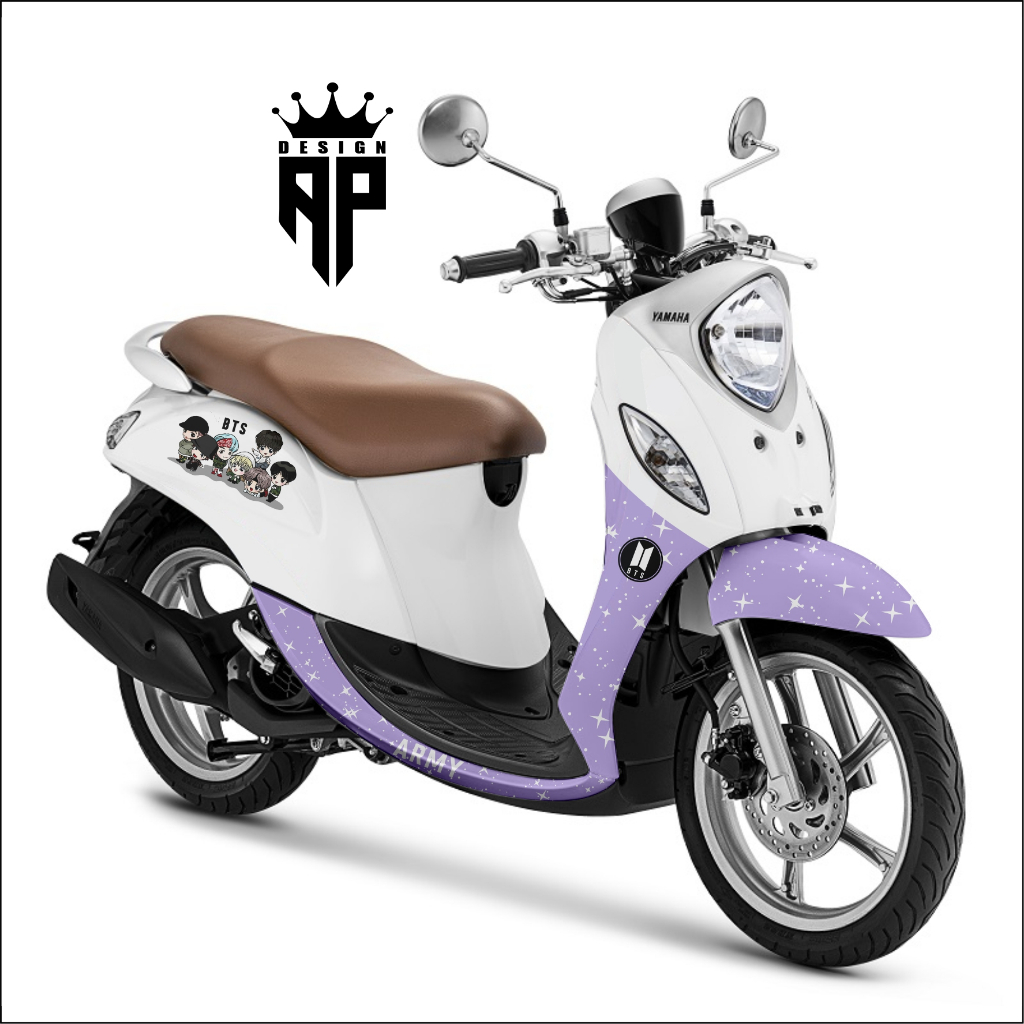 Jual decal sticker scoopy full body scoopy karbu FI donat full dasbor