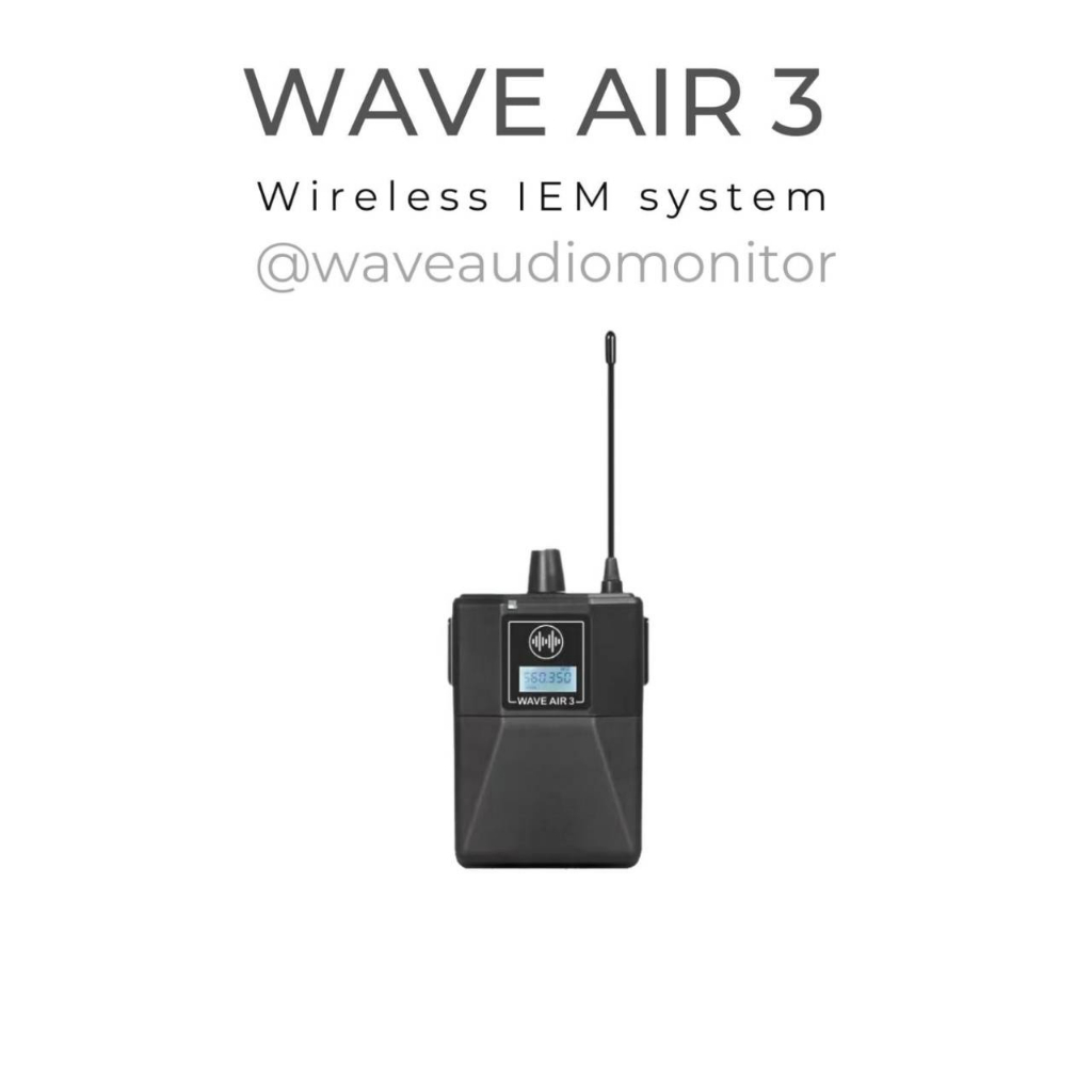 Jual WAVE AIR 3 wireless IEM system stage panggung wave audio monitor ...