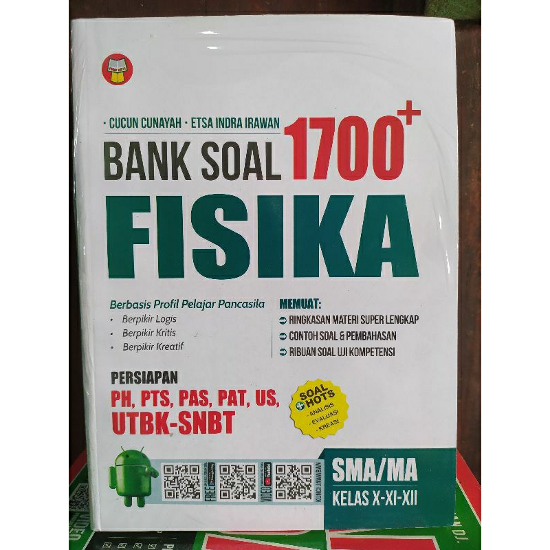 Jual BUKU YRAMA WIDYA 1700 PLUS BANK SOAL FISIKA SMA/MA KURIKULUM 2013 ...