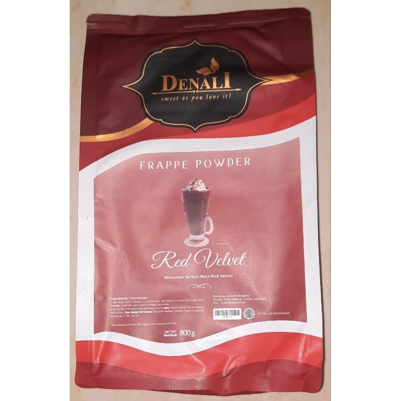 Jual Denali Denali Frappe Powder Red Velvet Gram Minuman Serbuk