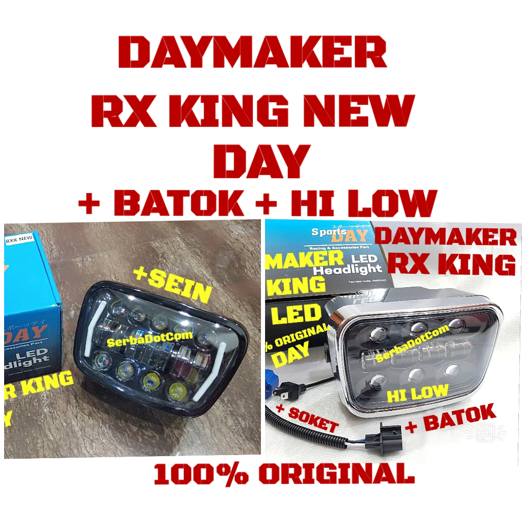 Jual Lampu Depan Daymaker Rx King Rgb Oval Led Rxk Rxs Rxz New