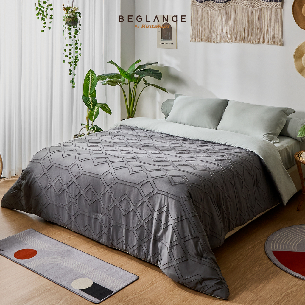 Jual Kintakun Bed Cover Set Sprei Fitted 160/180 Beglance Microtex