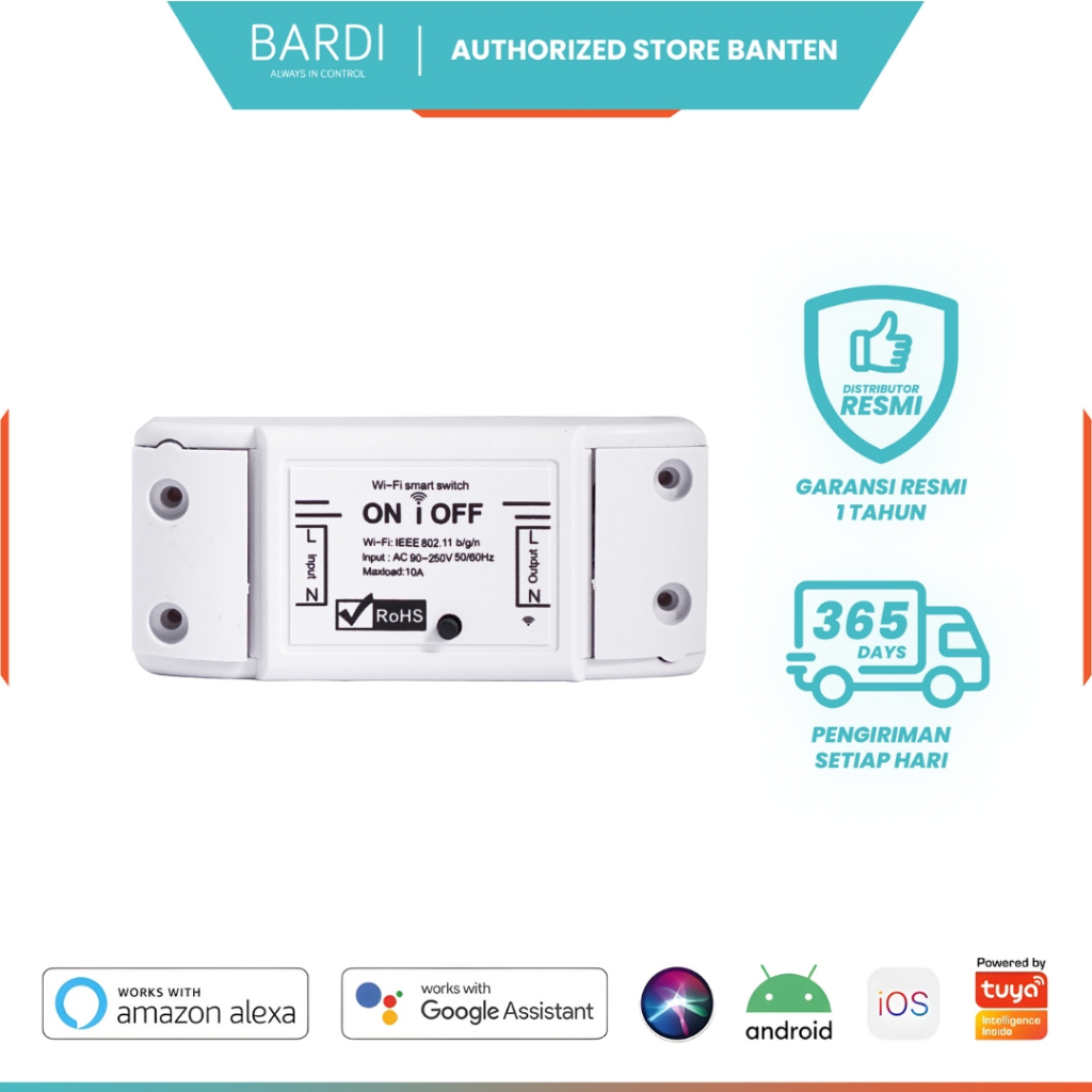 Jual BARDI Smart Breaker ON OFF Switch Wireless IoT Home Automation ...