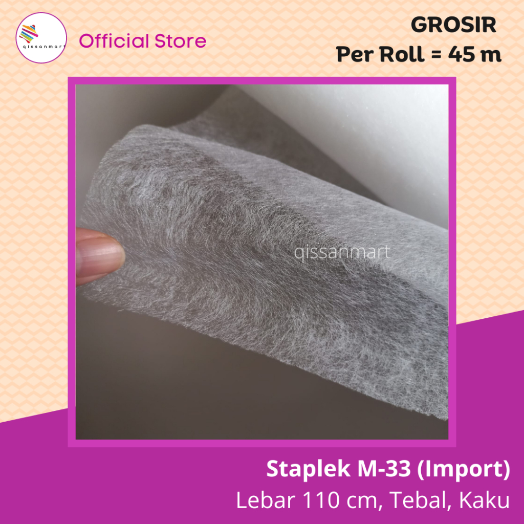 Jual Per Roll (50yard) : Lem Tekstil, Lem Som, Perekat Kain Bolak Balik ...