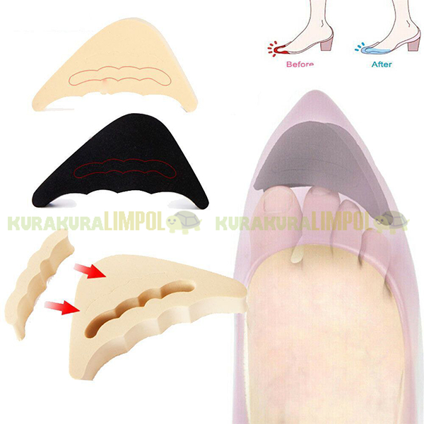 Jual Busa Spons Bantalan Sepatu Heels Shoes Pad Insole Pelindung Jari ...