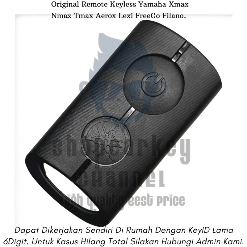 Jual Kunci Remote Keyless Motor Yamaha Nmax Aerox Lexi FreeGo Fazzio ...