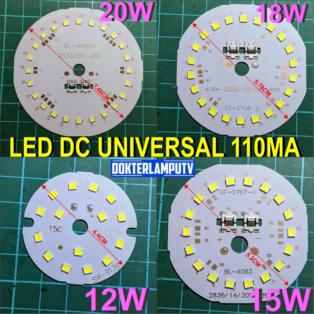 Jual LED DC 12W 15W 18W 20W 110MA UNTUK PENGGANTIAN LAMPU LED UNIVERSAL