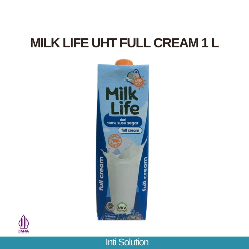 Jual MILK LIFE UHT FULL CREAM 1 L / Susu Uht Milk Life Shopee Indonesia