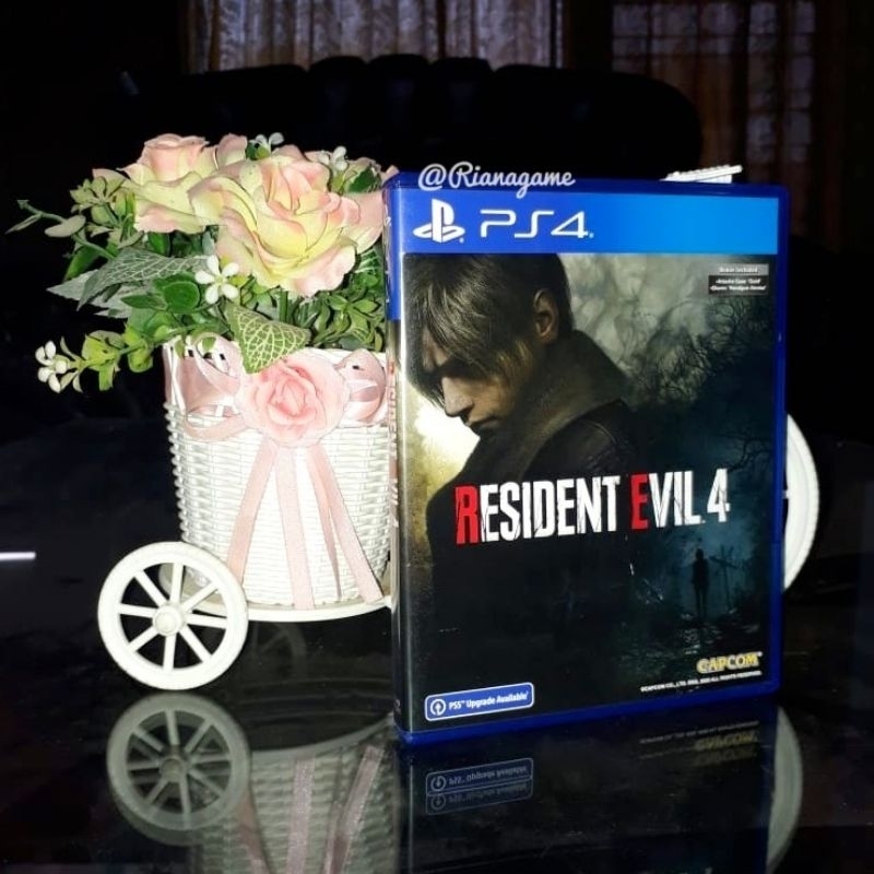 Jual Bd Kaset Ps4 Ps5 Resident Evil 4 Remake Game Cd Ps 4 5 Original