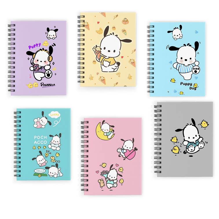 Jual Notebook Spiral A6 Pochacco SA6012 | Buku tulis Catatan Resep ...
