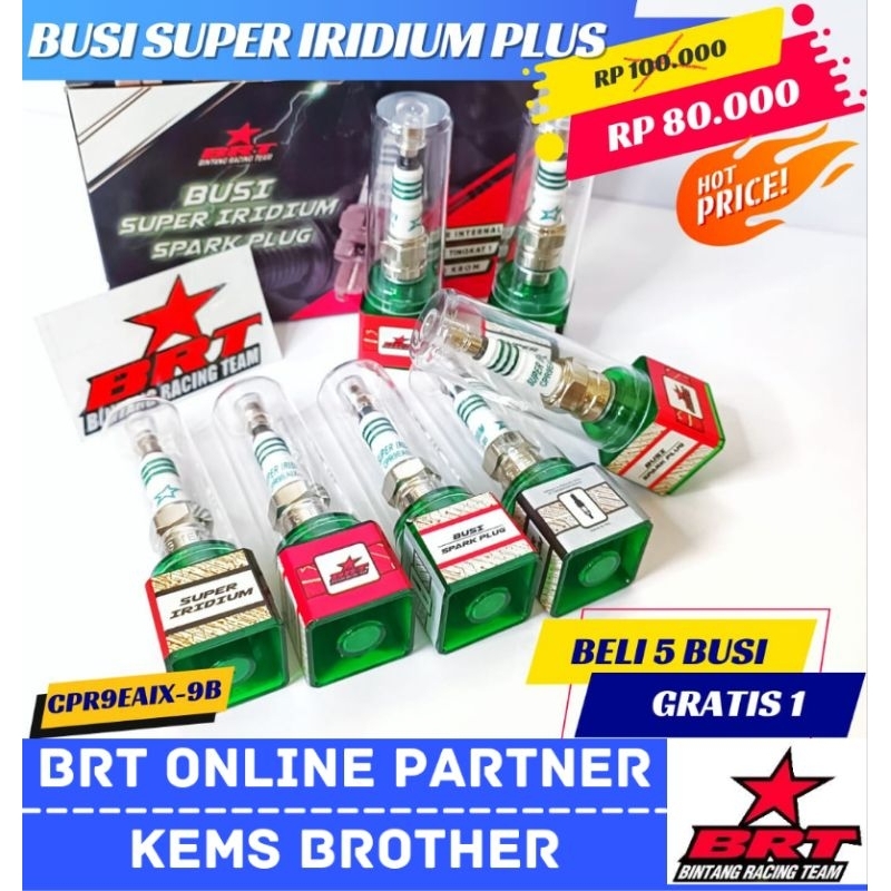 Jual Busi Racing Brt Super Iridium Plus Vixion Mx King Vario Xmax Pcx Adv Mio Sporty