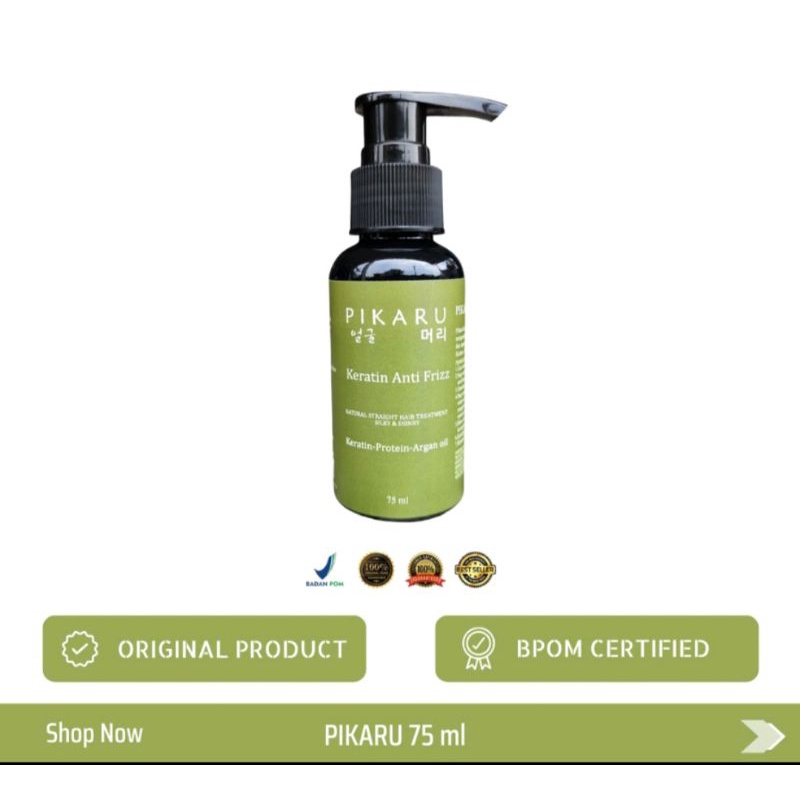 Jual READY PIKARU KERATIN TREATMENT RAMBUT LURUS ANTI FRIZZ - PIKARU ...